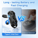 duskeep Bluetooth Camera Remote Shutter with Zoom for iPhone Android, Vlogs