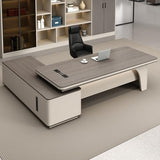 LSIGHTUS 71" Wood Large Modern Executive Office Desk, Modern