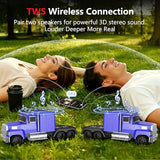 AONOX Truck Bluetooth Speaker, Mini Truck Speaker with TWS Stereo