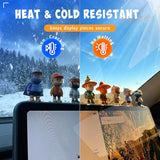 CosyGo Clear Removable Mounting Putty with Pull Tab, Heat/Waterproof Double Sided Adhesive Dots, Museum Stick Tack & Earthquake Putty for Displays, Posters, Wall Decor & Crafts, 0.39" x 0.78"(126 Pcs)