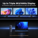 UGREEN Maxidok Thunderbolt 5 Docking Station, Triple 4K@60Hz, 4xTBT5 Port