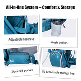 WIPHA Lightweight Baby Backpack Carrier, Adjustable Hiking Backpack Carrier for Toddlers, Breathable Design, Travel Carrier with Sun Canopy (Blue)
