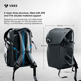 VSGO 20L Professional Camera Backpack for DSLR/SLR, Compatible with Sony Canon Nikon Cameras, DJI RSC2 Gimbals, Tripod, 15.6" Laptop, Lenses & Accessories – Waterproof TPU Canvas, Travel & Outdoor Use
