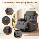 Electric Power Lift Recliner Chair Sofa with Massage and Heat for Elderly