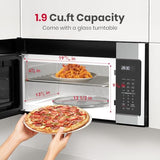 GASLAND 30 Inch Over the Range Microwave, 1.9 Cu. Ft., 400 CFM, 1000W