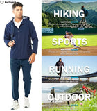 NORTHYARD Men's Athletic Running Pants Lightweight Quick-Dry Joggers Gym Seablue S