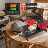 16x24 Pneumatic up Sliding Dual Platen Heat Press Machine