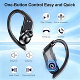 Earbuds Wireless Earbuds 120H Playback Bluetooth 6.1 Headphones IPX7 Waterproof Stereo Bass Over-Ear Headphones