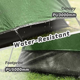 Forceatt Camping Tent 2/3/4 Person, Professional Waterproof & Windproof Lightweight Backpacking Tent Suitable for Outdoor,Hiking,Glamping, Mountaineering and Travel