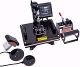 Heat Press Machine，38X38 5 in 1 Combo Heat Press Machine,Sublimation/Heat Press,Heat Transfer Machine for Mug