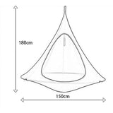 QZQHNYJ Hammocks Swing, Hanging Chair, Hammock Frame, Outdoor Camping, Leisure, Hanging, Sofa Tent for Two People, Multi-Person Villa