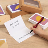 KESLOT Note cards with envelopes 30 Pack All Occasion Assorted Greeting Cards, 10 Gold Foil Designs with Stickers and Envelopes 4" x 6" For Thank You, Birthday greeting card and Messages
