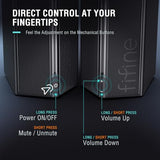 Desktop PC Speakers with Volume Control, RGB Gaming Loudspeakers Wired with 3.5mm Aux Audio Cable for Laptop