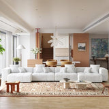 JACH 183.5 Inch U-Shaped Modular Sectional Sofas, Modern 4-Seater Couch with Chaise Ottomans