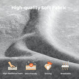 RECCI AirFrame Queen Upholstered Bed Frame with Ergonomic Angled Headboard