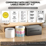 Label Printer, 4x6 Shipping Label Thermal Printer for Packages, Bluetooth Conection and Compatible with Android, iPhone