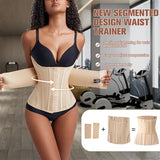 MISTHIN Waist Cincher Shaperwear for Womem Full Body Women Double Belt Wrap Corset Trainer Tummy Control Shaper (Black, X-Small)