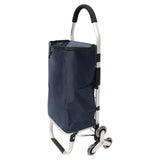 3 in 1 Shopping Cart, Foldable Hand Truck with 6 Wheels, 110 lbs Grocery Cart