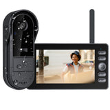 TKMARS Doorbell Camera Wireless No Subscription with Monitor for Home/Apartment, Video Doorbell 1080P No App/WiFi Needed, Intercom 2-Way Talk,Waterproof Door Bell with Recording & Night Vision