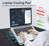Laptop Cooling Pad, Laptop Cooler Stand with 7 Height Adjustable