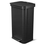 Series 2 with Clorox Protection - Large Black Kitchen Garbage Bin with Soft Close Lid