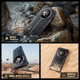 FOSSIBOT F109S Rugged Phone Unlocked, 24GB+256GB/2TB,10600mAh Battery Waterproof Phones