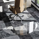 46 inch Heavy Duty Round Hard Floor Mat for Office Desk, Rolling Chair Mat for Carpet & Hardwood Floor