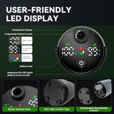 New Gen Portable Camping Shower, Long-Lasting 6000mAh Rechargeable Camp Shower with Shower Head & Sprayer,Upgraded Pressure,5 Spray Modes,IPX8 Waterproof Outdoor Camp Pump for Hiking, Travel, Car, Pet