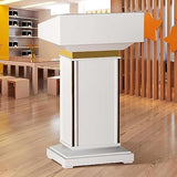 Lecterns Podium Podium Stand Luxury Lectern Spacious Mesa and Open Storage Podiums Pulpits for Churches