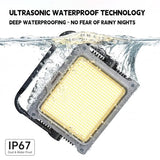 Sekrro P8 Rechargeable Magnetic Work Light, 3500LM LED Camping Lantern 20000mAh Battery, IP67 Waterproof, Stepless Dimming, Flood Light for Job Site, Emergency, Outdoor, Workshop