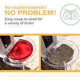 Quick Setup Smart Solar Hummingbird Feeder with Camera 1080P 2MP High-Def and WiFi AI Bird Identification Birdfeeder, Ant Guard Moat, Squirrel Alarm, Removeable Tray, Identifies 10,000+ Birds