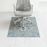 Anji Mountain Rug'd Office Chair Mat for Carpet & Hardwood Floor - Jacquard Woven, Anti-Slip Backing