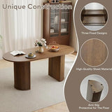 71" Kitchen Dining Table 5 Piece Set with Velvet Upholstered Chairs