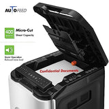 Aurora Commercial Grade 400-Sheet Auto Feed High-Security Micro-Cut Paper Shredder/ 240 Minutes