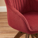 Art Leon Desk Chair No Wheels - Mid Century Modern Office Chair