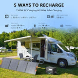 ALLWEI 2400W Portable Power Station with B200 PRO Expansion Battery, 4096Wh LiFePO4, 3600W Super Power Mode, 1500W AC Charging & 1200W Solar Charging Generator for Camping Home Outdoor Emergency