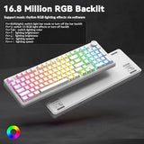 Wireless Mechanical Keyboard-Silent Version,BT5.0/2.4GHz/USB-C Hot Swappable Custom Keyboard
