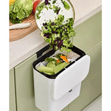 SKJFODVC Kitchen Wall-Mounted Trash Can Toilet Door Suspension Hanging Paper Basket Classification Storage Bin