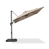 PURPLE LEAF Outdoor Umbrella 8' x 8' Square Premium Sun Protection Tapue