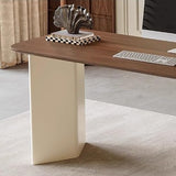 AQWASYUTER Office Computer Desk Solid Wood Desk
