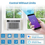 Window Air Conditioner, 10000 BTU Compact AC Unit, Energy Saving Window AC, Smart AC with 3 Modes Cool Dry Fan Speed Control,Cools Up to 450 Sq.Ft,115v Mini Air Conditioner for Bedroom,Office,Home