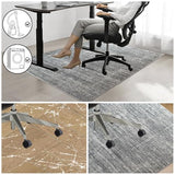 Heavy Du Office Chair Mats for Hardwood Floors, 130 x 150 cm, Non-Slip Floor Protectors for Wheelchairs on Tiles