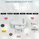 Shipping Label Printer, Bluetooth Thermal Label Printer 4x6 for Small Business and Shipping Packages