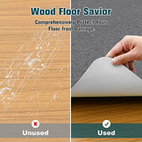 Placoot Desk Chair Mat for Hardwood Floor & Tile 55"x35" Office Chair Mat for Rolling Chairs Large Anti-Slip-Recyclable