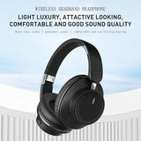 Bluetooth Over-Ear Headphones, Foldable Wireless Headphones with Hidden Mic for Cell Phone, PC, Laptop