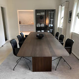 Solid Wood Dining Table, Modern Conference and Writing Desk, for Home Office