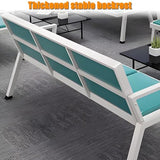 Waiting Room Bench Set, Waiting Room Chairs with Arms and Backrests, Office Guest Reception Chairs
