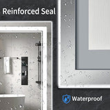 72"x36" LED Bathroom Mirror with Lights,Anti-Fog,3 Color Modes