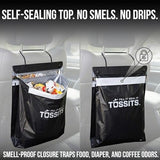 Tossits Recycled Disposable Car Trash Bags – Leakproof, Smell Proof Hanging Garbage Bags for Car, Truck, SUV, RV & Vehicle