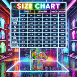 Teal Cyan Turquoise UV Glow Neon Oil Slick Mens Graphic T-Shirt Medium Reactive Blacklight Rave Festival Tee Short Sleeve Party EDM Club Streetwear Abstract Liquid Art Print Tee